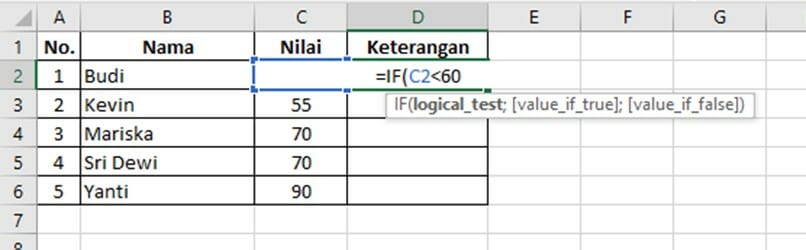 tutorial rumus if excel