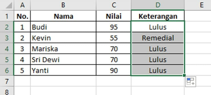 tutorial rumus if 8